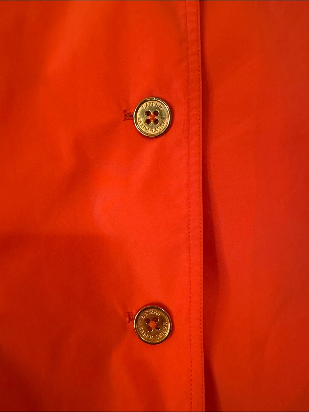 Lauren Ralph Lauren Coral Single-Breasted Trench Coat - Picture 2 of 10